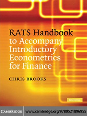 cover image of RATS Handbook to Accompany Introductory Econometrics for Finance